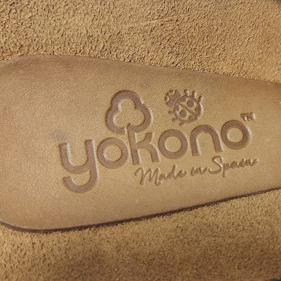 Yokono Ibiza Made in Spain Women's Leather Slide Toe Ring Buckle Sandals Tan 8 - Picture 10 of 10